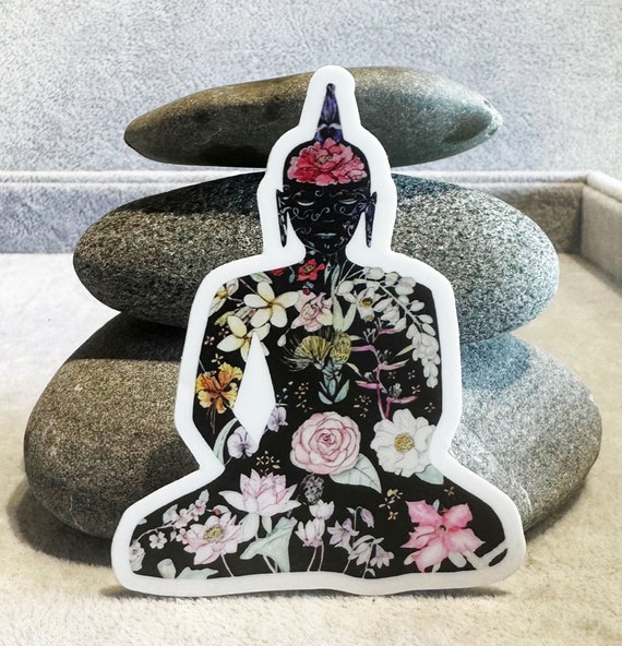 Buddha I Sticker (white- or clear-back)