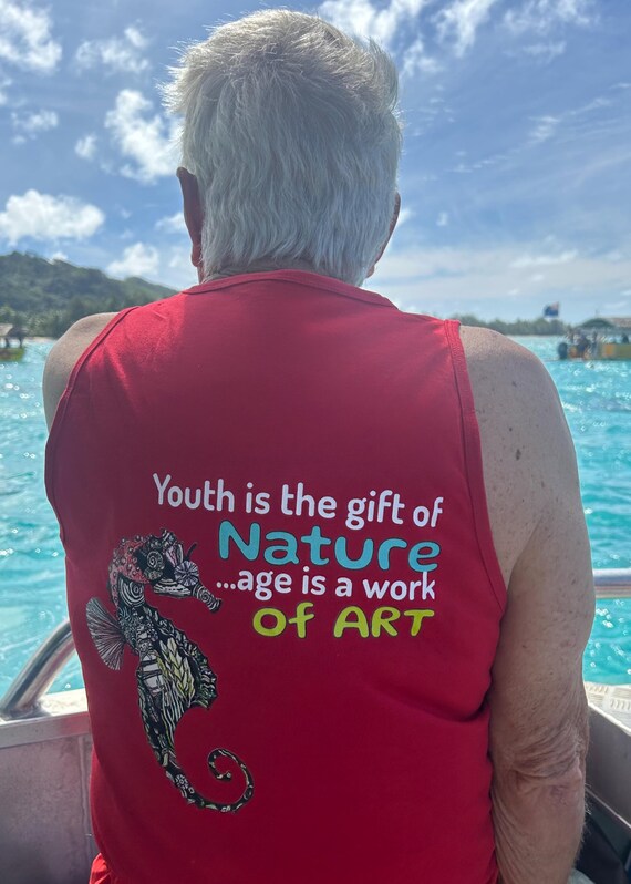 Seahorse Fantasy - Age Quote Men's Premium Tank