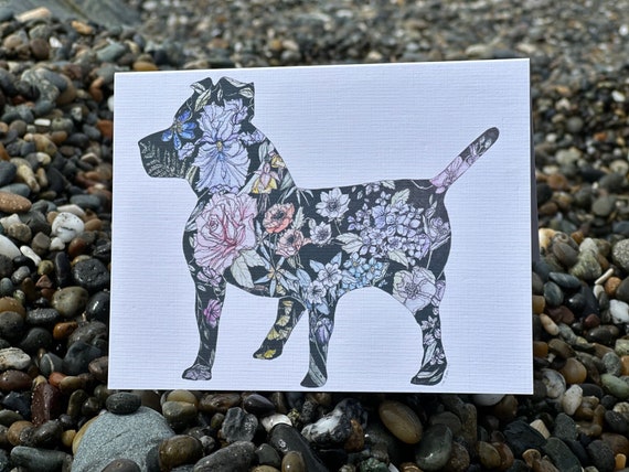 Pitbull Love Frameable Note Card