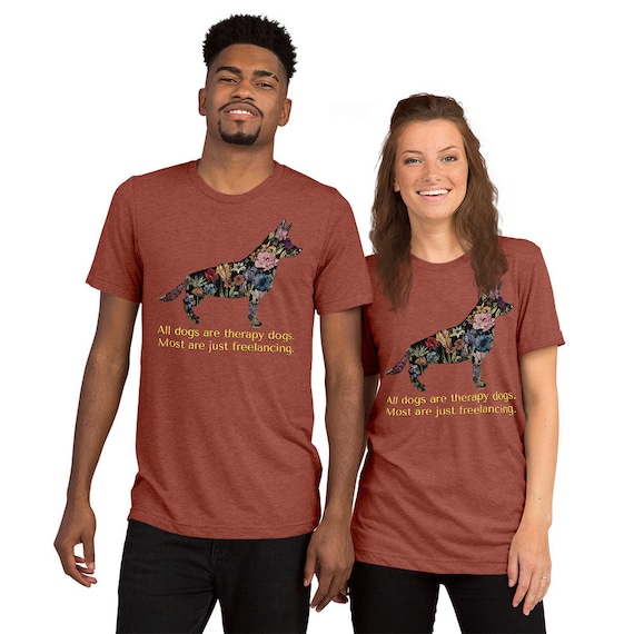 German Shepherd S/S Tri-blend Tee