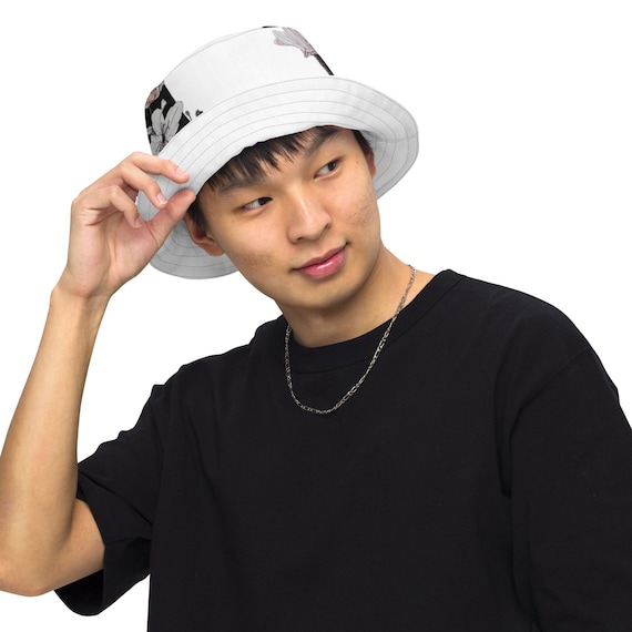 Peacock Koi Pair Reversible Bucket Hat