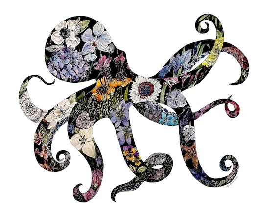 Octopus "Multi-Tasker" Sticker
