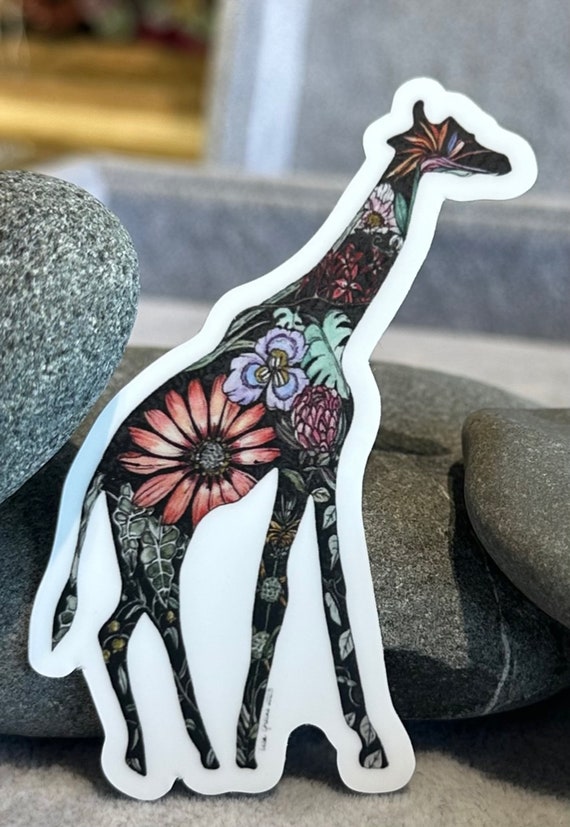 Hello Down There - Giraffe Sticker