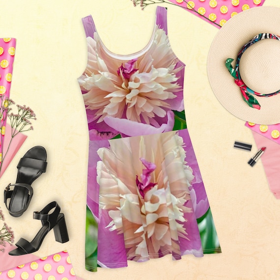 Pink Peony Perfection Skater Dress