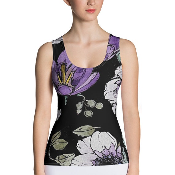 Dragonfly Patterm Sublimation Tank Top