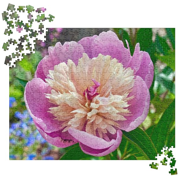 Perfectly Pink Peony Photo Puzzle (2 sizes)