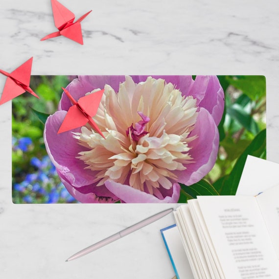 Pink Peony Perfection Gaming Mouse Pad