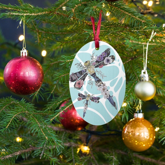 The Sassy Dragonfly Wooden Ornaments
