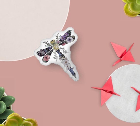 The Sassy Dragonfly Custom-Shaped Pillow
