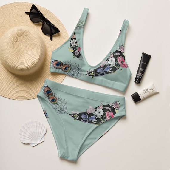 Don't Be Koi Recycled High-Waisted Bikini