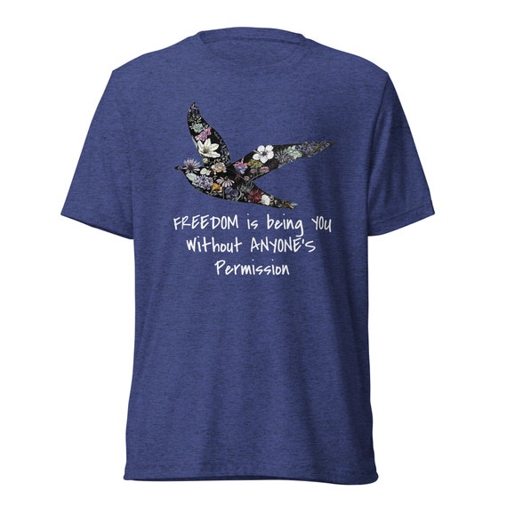 Seagull & Freedom Quote Tri-blend S/S Tee