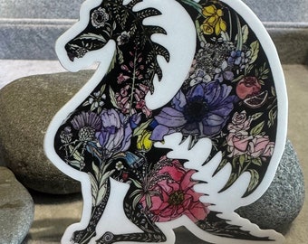 Dragon Majestic Sticker (white- or clear-back)