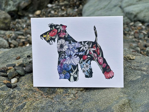 Schnauzer Frameable Note Card