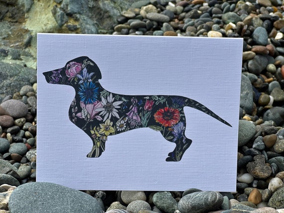 I Love My Wiener! Dachshund Frameable Note Card