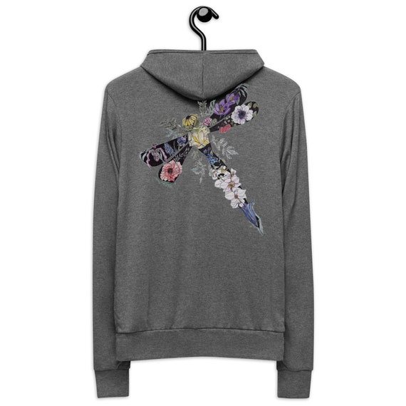 The Sassy Dragonfly Zip Unisex Hoodie