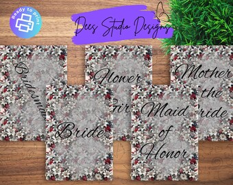 A5 Bridal Set – Modern Glam Lilies + Roses – Sleek Contemporary Bundle