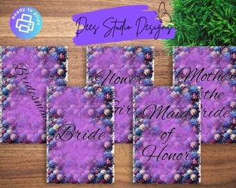 A5 Bridal Set – Coastal Serenity Hydrangea + Peonies – Calm Elegant Bundle