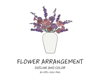 Composition florale | ai, eps, svg, png