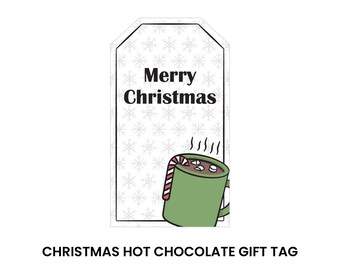 Etiquettes cadeaux imprimables pour chocolat chaud de Noël | Cadeau au voisin, Primaire/Jeunes Filles/Société de Secours/Cadeau pastoral/Document à distribuer