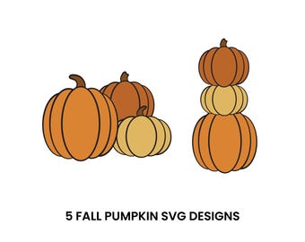 Citrouilles d'automne simples et propres