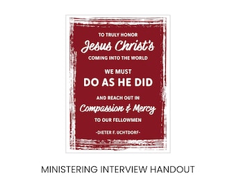 à distribuer sur l'entretien de pastorale | SDJ | Société de Secours | Citation de Noël