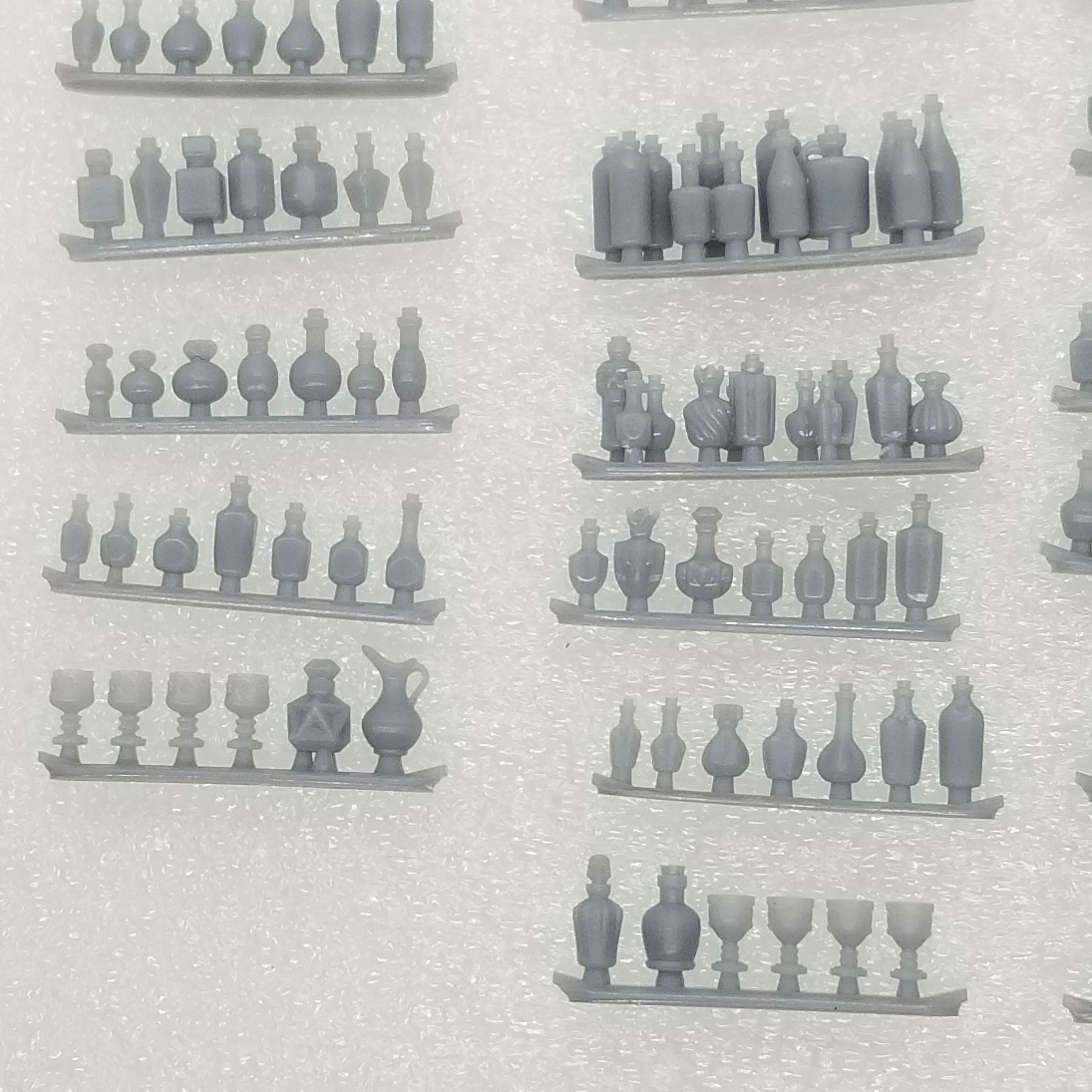 ポーションボトル、ゴブレット、スカル、ファンシー3D樹脂プリントミニチュア、スキャッターテレイン、風景、ドールハウス、ベースビット、D&Dロット、ベース ビット - Etsy 日本