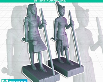 KA Statues Statue Egypt Egyptian Scatter Terrain Scenery Landscape TTRPG Fantasy dnd God&#39;s Pharoah