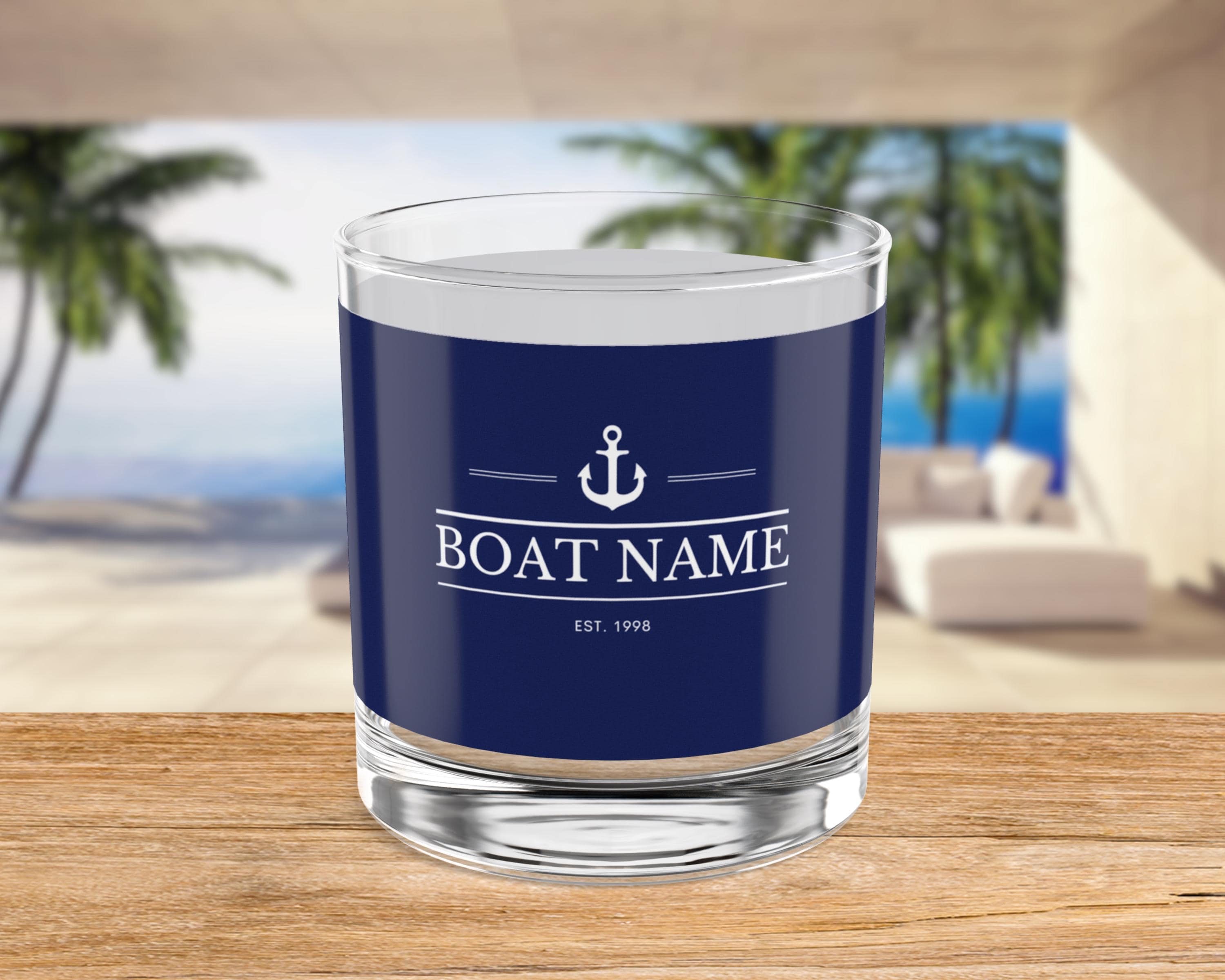 Set 8 Calici Infrangibili In Tritan Con Rosa Dei Venti - Design Nautico Trasparente - Foto 9