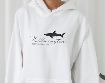 Wilmington NC Hoodie, Haj Hoodie, Wilmington Present, Wilmington Sweatshirt, NC Souvenir, Strand Hoodie, Wrightsville Beach, Haj Present