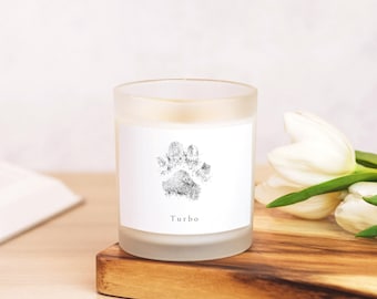 Custom Pet Memorial Candle, Pet Remembrance Gift, Your Pet's Photo, Dog Sympathy Gift, Pet Memorial Candle, Dog Remembrance, Pet Sympathy