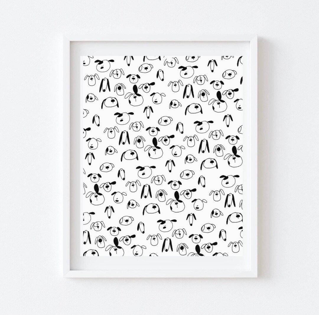 Printable Nursery Wall Art | Black and White Nursery Art | Minimalist ...