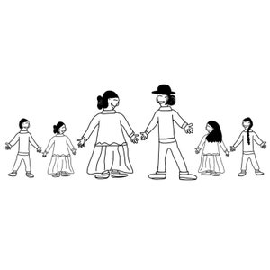 Diné (Navajo) Family Design SVG and PNG