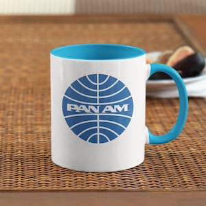 Pan Am Airlines Vintage mug, 11 or 15 Oz mug