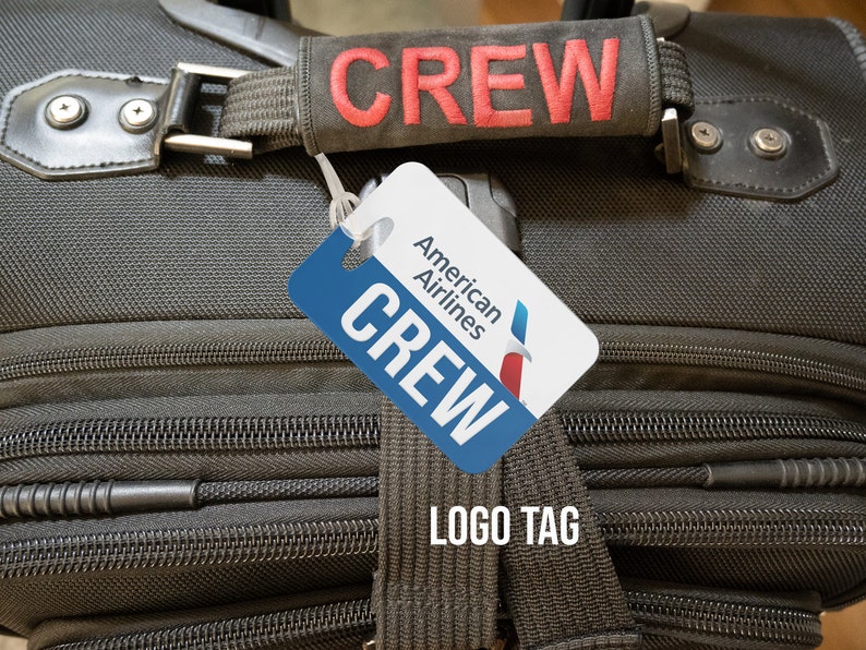 aa american airlines crew baggage luggage tag, for american airlines pilots, cabin crew, flight attendants a320 tag, b787 b777 b737