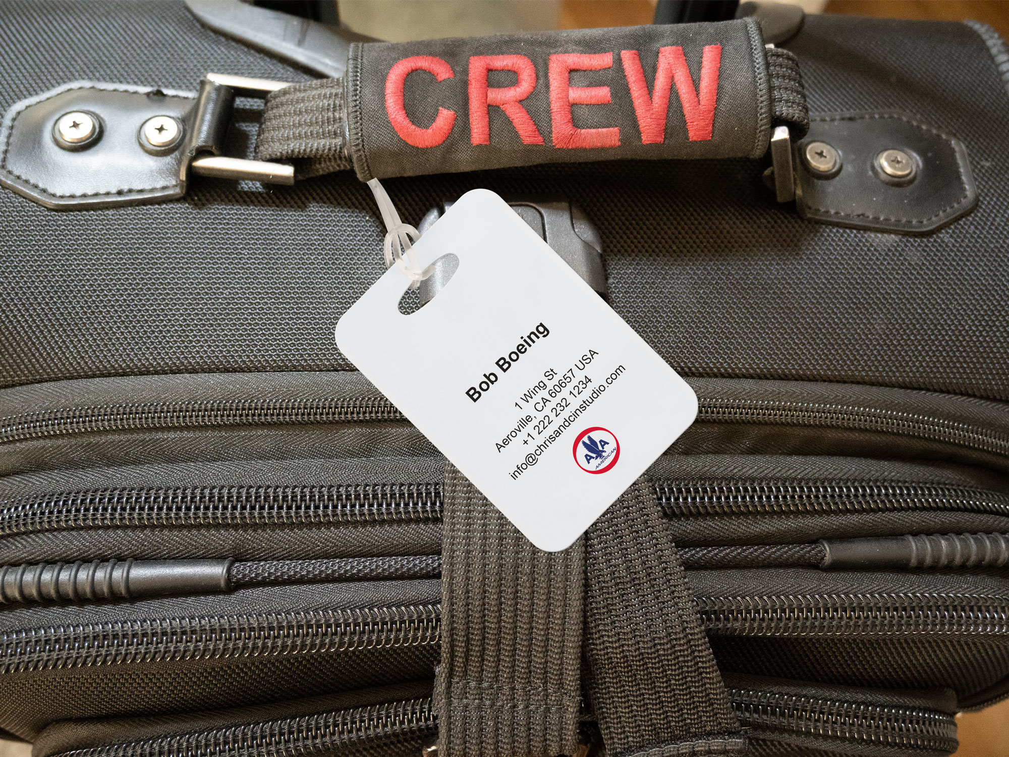 American Airlines RETRO Logo 1962-67 CREW Luggage Bag Tags - Etsy