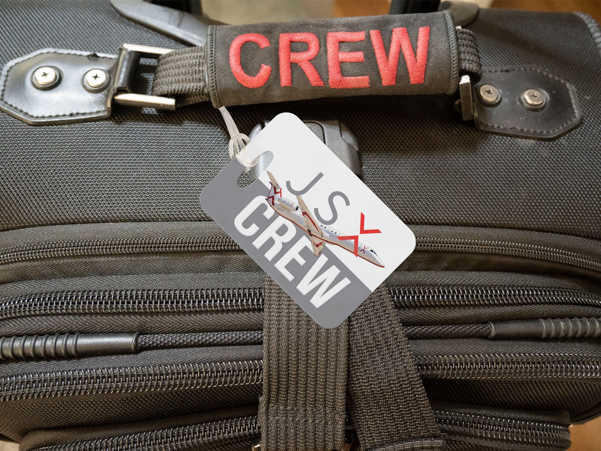 JXS Crew Luggage Tags With Your Name and Contact Details