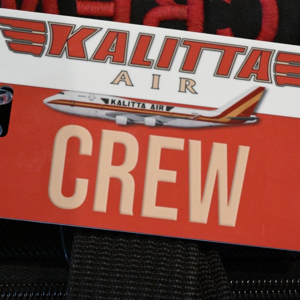 Kalitta Air CREW Luggage Bag Tags, shipped FREE to USA addresses