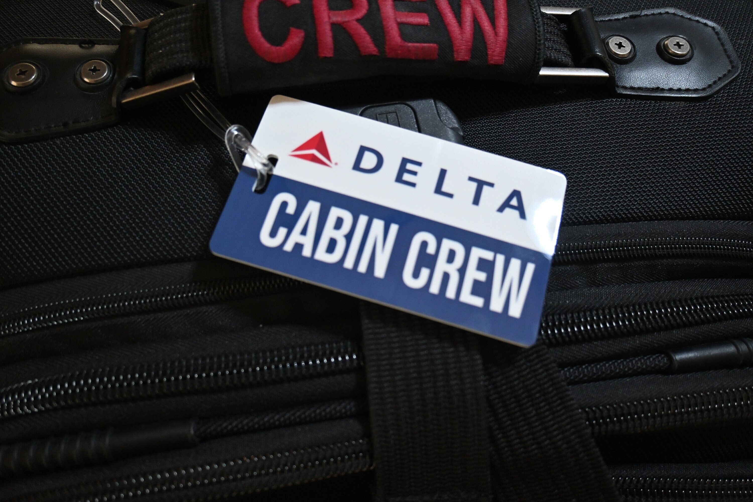 Delta Airlines Cabin Crew Luggage Tags Chris And Cin Studio, 47 OFF