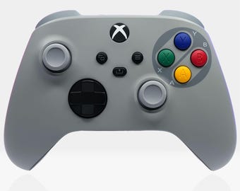 Super Famicom (SNES) Retro Xbox Series X|S Controller Microsoft x Killscreen Gray Super Nintendo Pro Controller