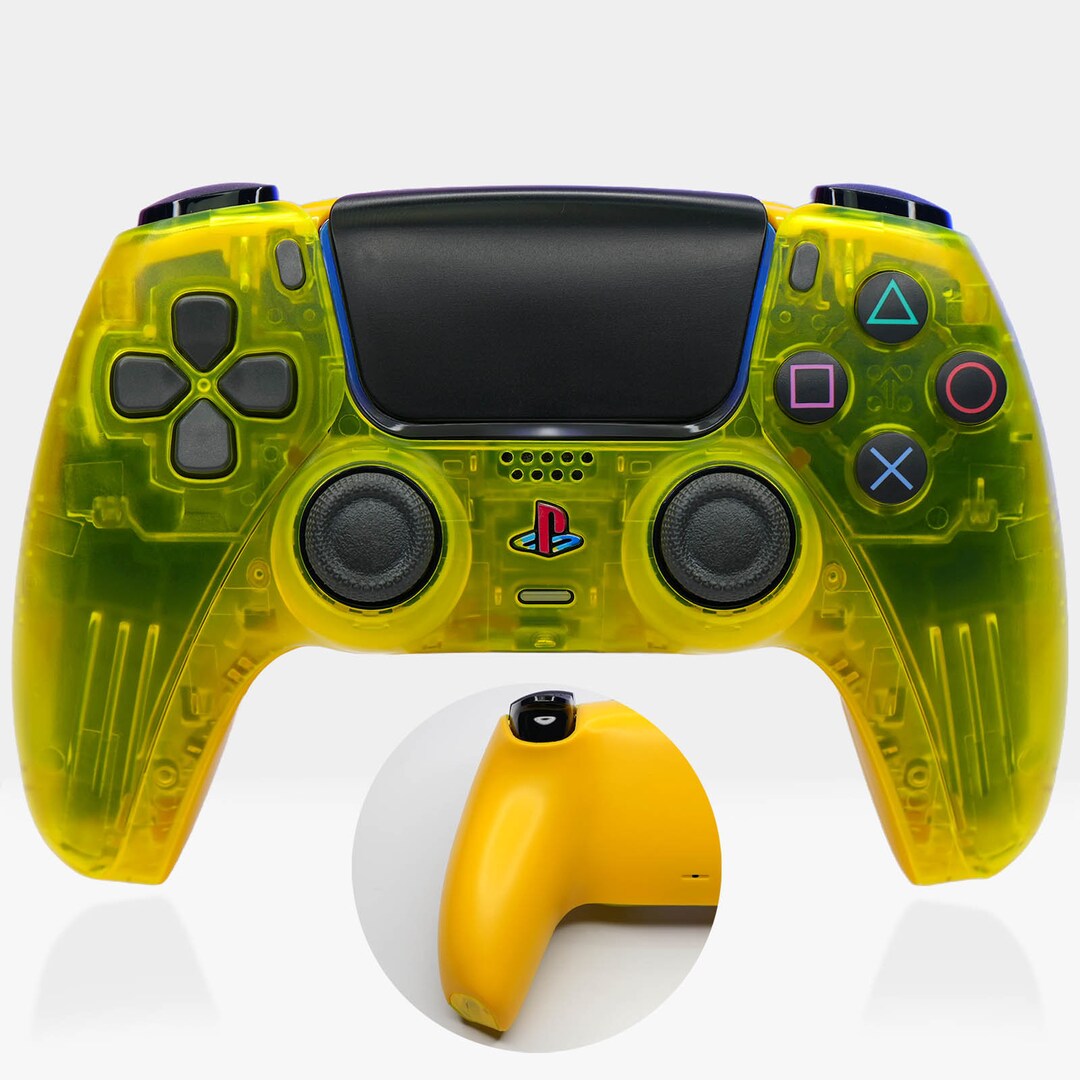 PS2 Emerald Killscreen Clear Green Retro PS5 Sony DualSense