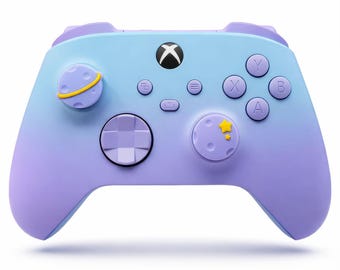 Killscreen Orbital-XBS Xbox Series X|S Controller, Clicky Trigger Purple & Blue Galaxy Custom Gaming Controller, Kawaii, Gamer Gift, Limited