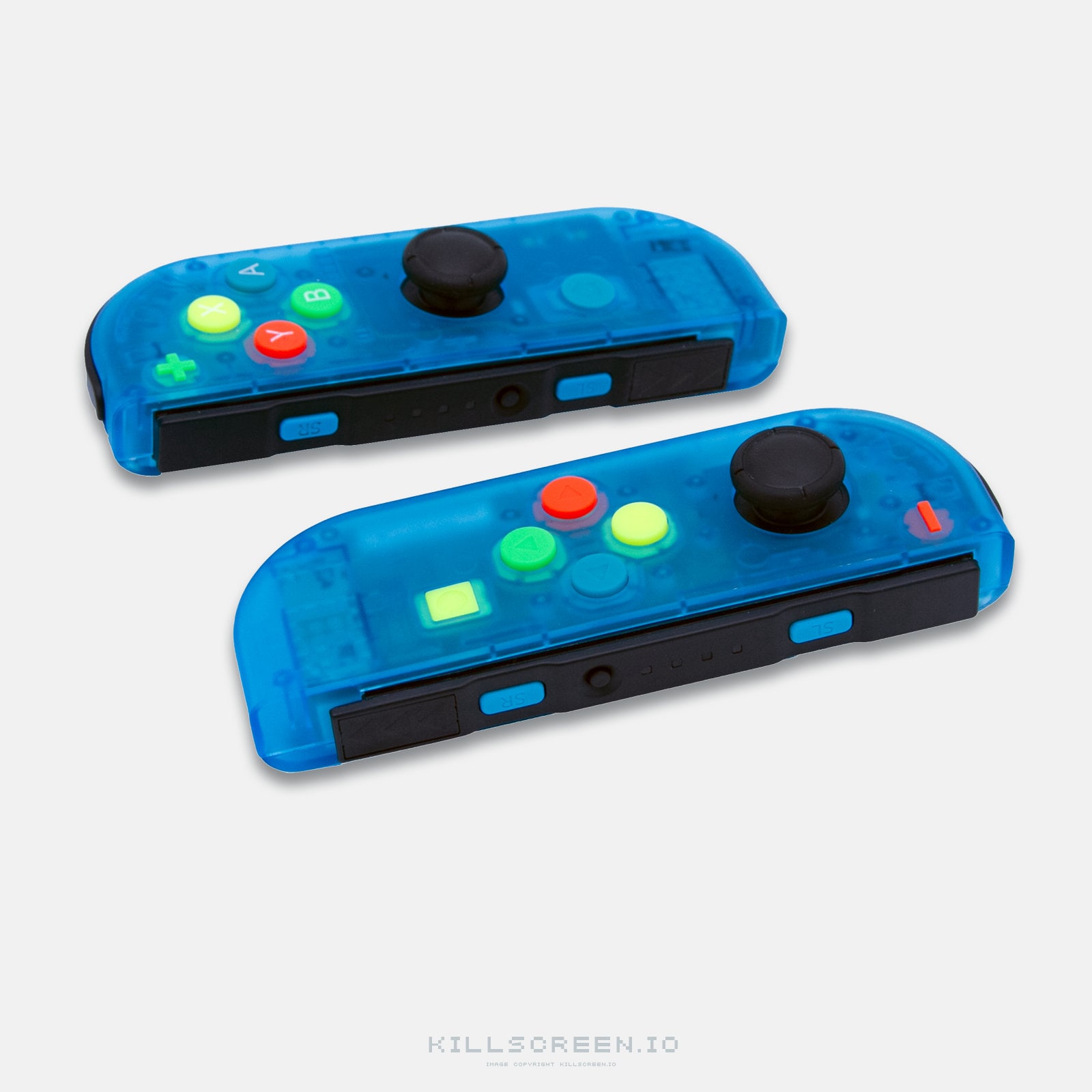 Clear Blue Joy-cons by KILLSCREEN - Etsy