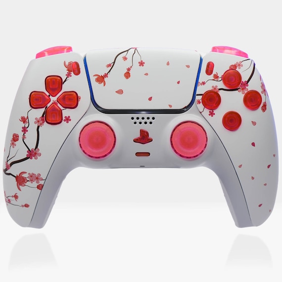 桜の花柄デザインDualSenseワイヤレスコントローラー Sakura Cherry Blossom Killscreen x Sony DualSense