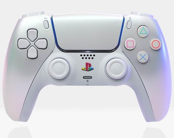 PSone Pearl PS5 Controller | Retro DualSense by Killscreen | Classic Pearl Finish | Custom Gamer Gift | Pro Esports Controller