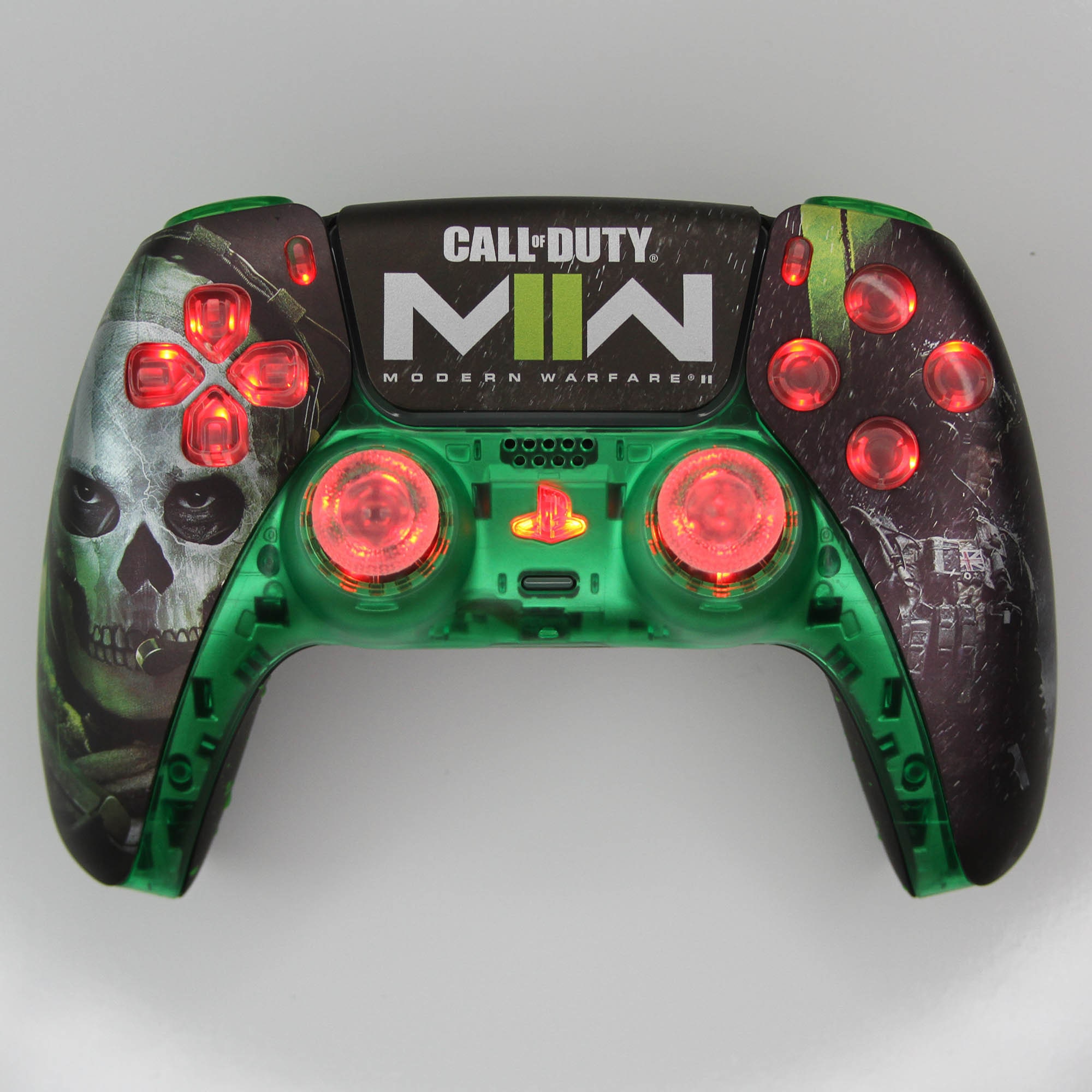 Custom PS5 Controller Ghost MK I RGB LED | Modern Warfare 2 Pro Dualsense  by Killscreen | Esports Ready | Gamer Gift - Etsy Norway, image size:2000x2000