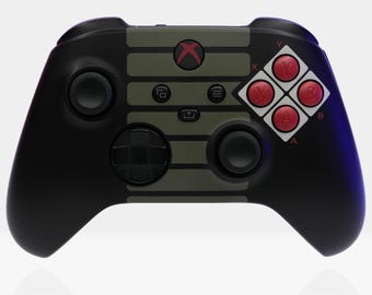 NES Xbox Series X|S Controller Microsoft x Killscreen Gray 8-Bit Nintendo Inspired Clicky Trigger Modded Controller