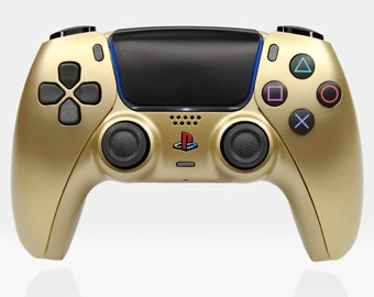 Classic Gold Sony x Killscreen DualSense PlayStation 5 Metallic Retro PS5 Controller