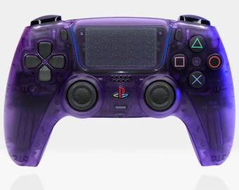 Atomic Purple Retro PS5 Controller Killscreen x Sony PlayStation 5 DualSense - Clean Touchpad