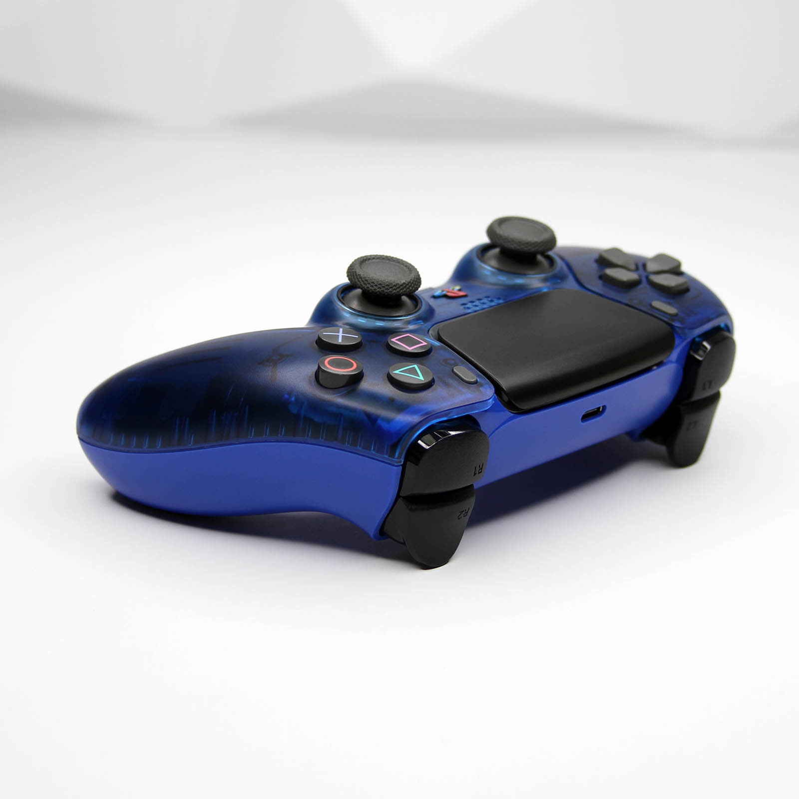 DS4 Blue Crystal | Retro Transparent Dualsense by Killscreen ...