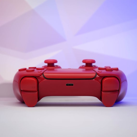 PS5 DualSense カスタム コントローラー ブラック•レッド（トリプル 